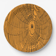 Artistic Halloween Spider Cobweb Doodle Black