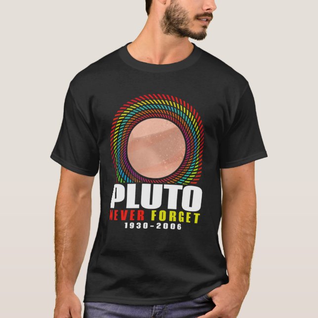 Artistic Little Pluto Artwork T-Shirt (Vorderseite)