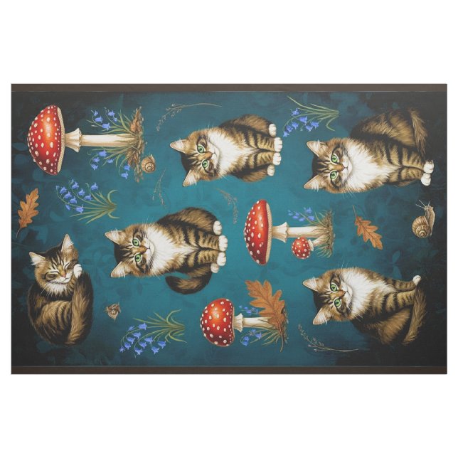 Artistic Quilting Fabric Cats Stoff (Fat Quarter (45,7 x 55,9 cm))