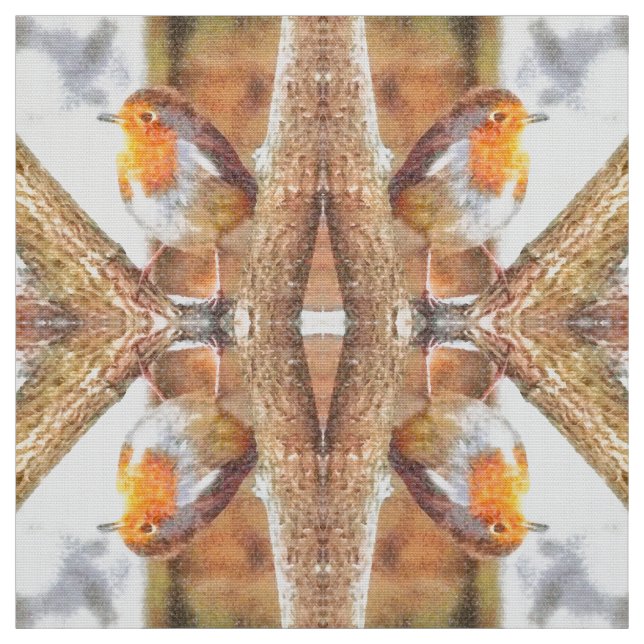 Artistic Robin Redust Perched Stoff (Muster)