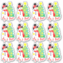 Artistic Snowman Themed