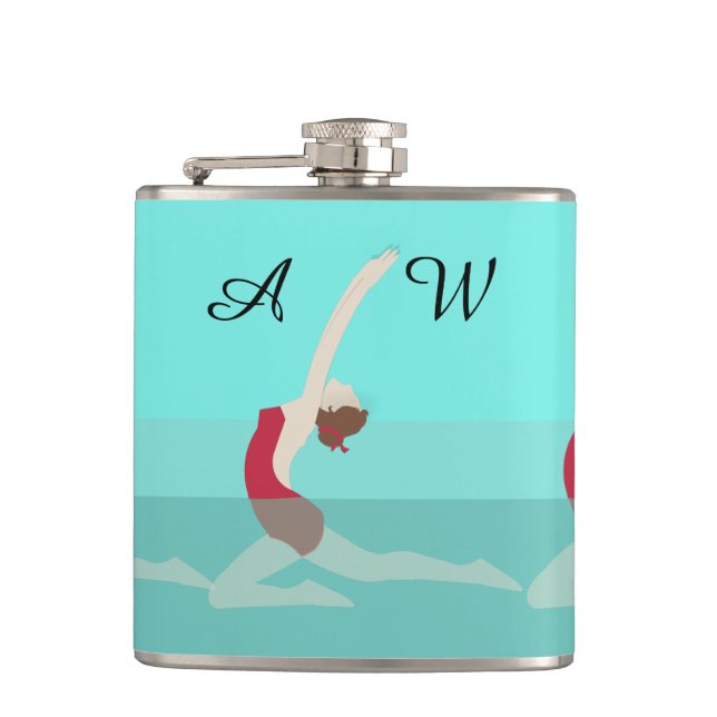 Artistic Swimming Flachmann (Vorderseite)