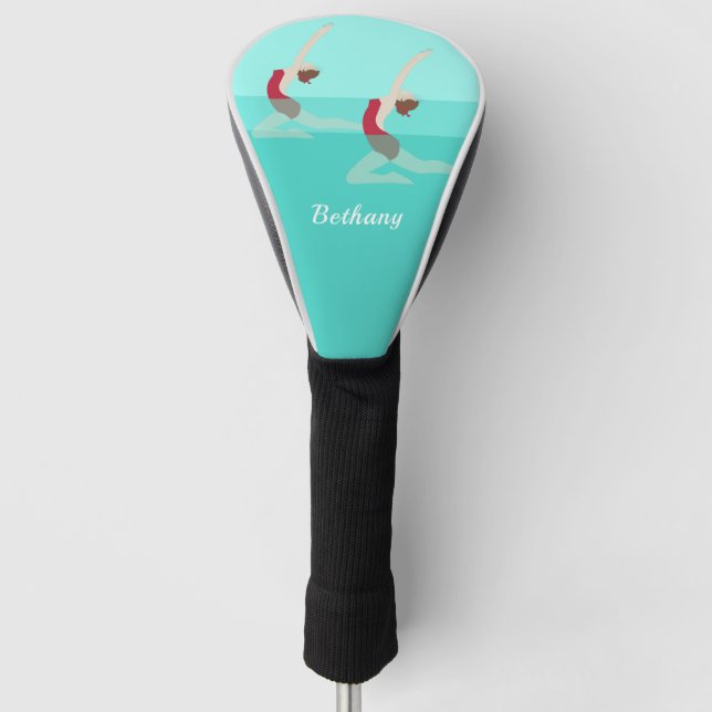 Artistic Swimming Golf Headcover (Vorderseite)