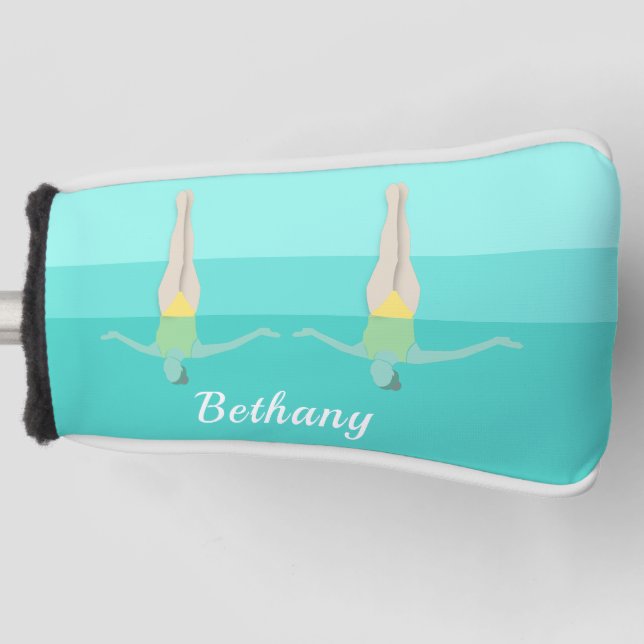 Artistic Swimming Golf Headcover (Vorderseite)