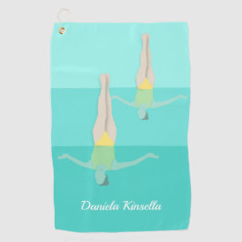 Artistic Swimming Golfhandtuch