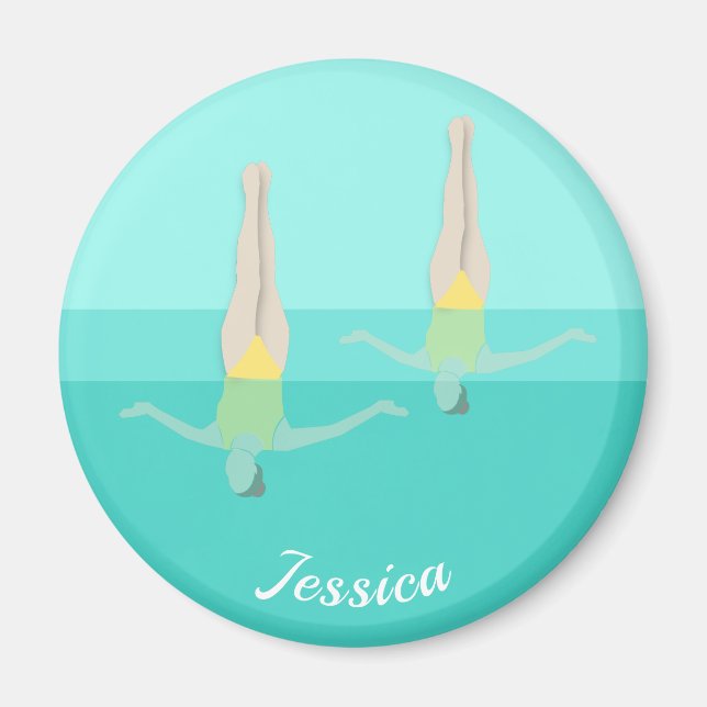 Artistic Swimming Magnet (Vorne)