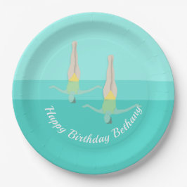 Artistic Swimming Pappteller