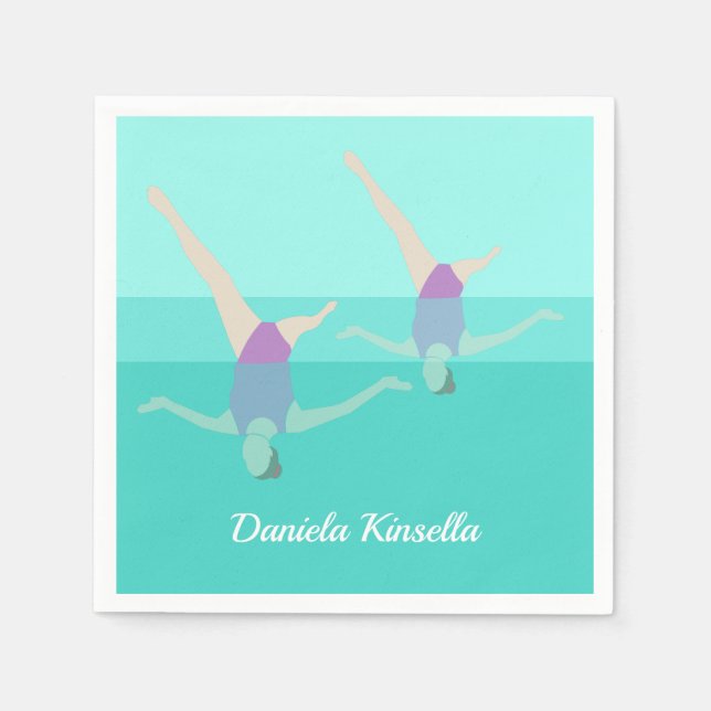 Artistic Swimming Serviette (Vorderseite)