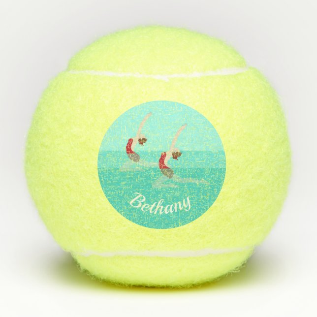 Artistic Swimming Tennisbälle (Vorderseite)