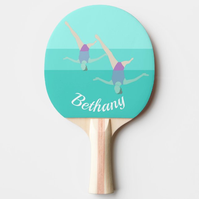 Artistic Swimming Tischtennis Schläger (Vorderseite)