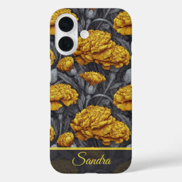 Artistic Wedding Favors Carnation Name iPhone 16 Hülle