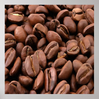Artistisch geröstete Kaffeebohnen