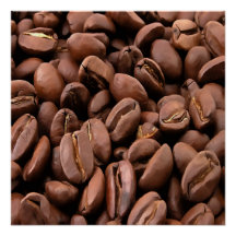 Artistisch geröstete Kaffeebohnen