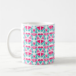 Artistische Tasse mit zwei Tonen Kaffee
