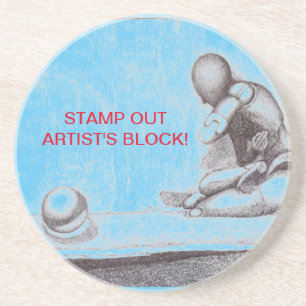 Artists and creative people dread artist’s block getränkeuntersetzer