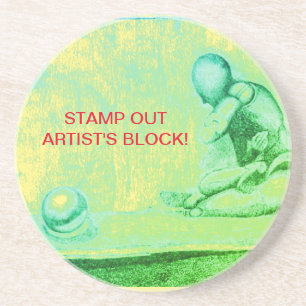 Artists and creative people dread artist’s block getränkeuntersetzer