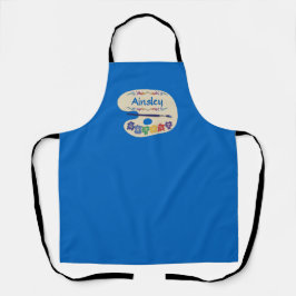 Artists Farbpalette Maler Smock Schürze