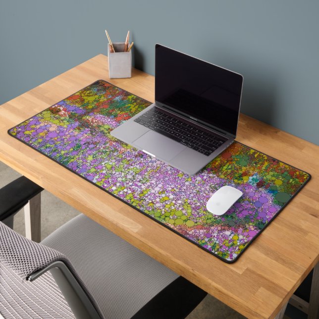 Artist's Garden at Giverny by After Claude Monet Schreibtischunterlage (Büro 2)