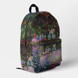 Artist's Garden at Giverny von Claude Monet Bedruckter Rucksack