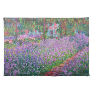 Artist's Garden at Giverny von Claude Monet Stofftischset