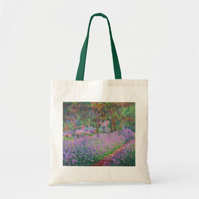Artist's Garden at Giverny von Claude Monet Tragetasche (Vorne)