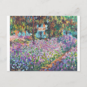 Artist's Garden Giverny Postkarte
