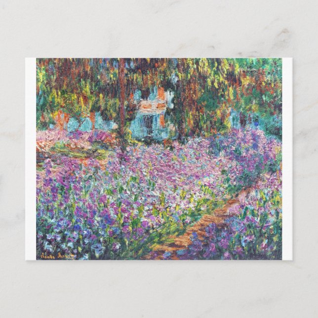 Artist's Garden Giverny Postkarte (Vorderseite)