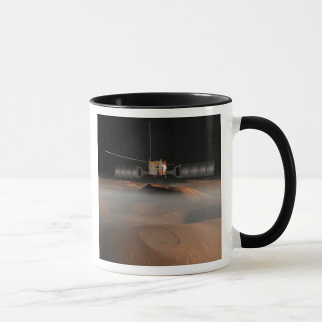 Artists Konzept von Mars Express Raumfahrzeugen Tasse (Rechts)