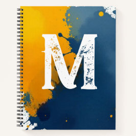 Artist's Paint Splatter Notebook Notizbuch