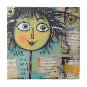 ArtLady 17 Charmant und bedrängt Fliese
