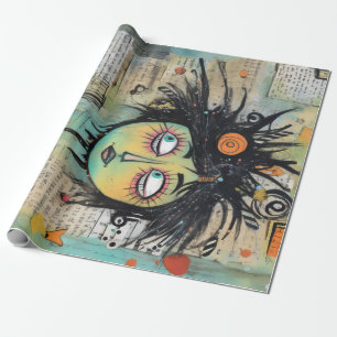 ArtLady 27 Bezaubernd und bedrückt Geschenkpapier