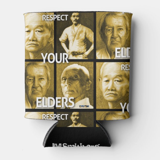 #ArtOfTheDojo 'Respect Your Elders' Dosenkühler (Vorderseite)
