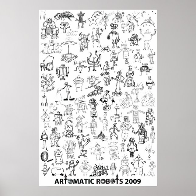 Artomatic Robots 2009 Poster 2 (Vorne)