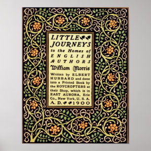 Arts-and-Crafts-Bewegung 1900 Buchcover-Design Poster