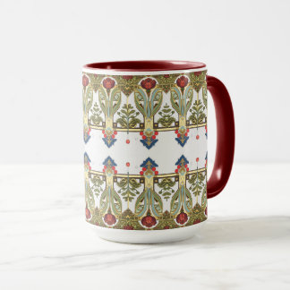 Arts & Crafts Craftsman und Mission Stil floral Tasse