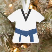 Arts martiaux Ceinture bleu foncé Uniforme