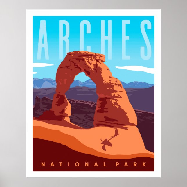 Arts National Park Travel Poster Print (Vorne)
