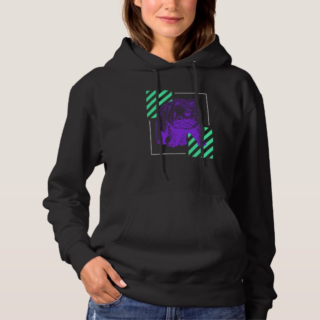 Arts Wombat Cute Rodent Australian Wombat Hoodie (Vorderseite)