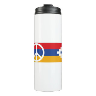 Artsakh-Politik für Frieden und Freiheit Thermosbecher