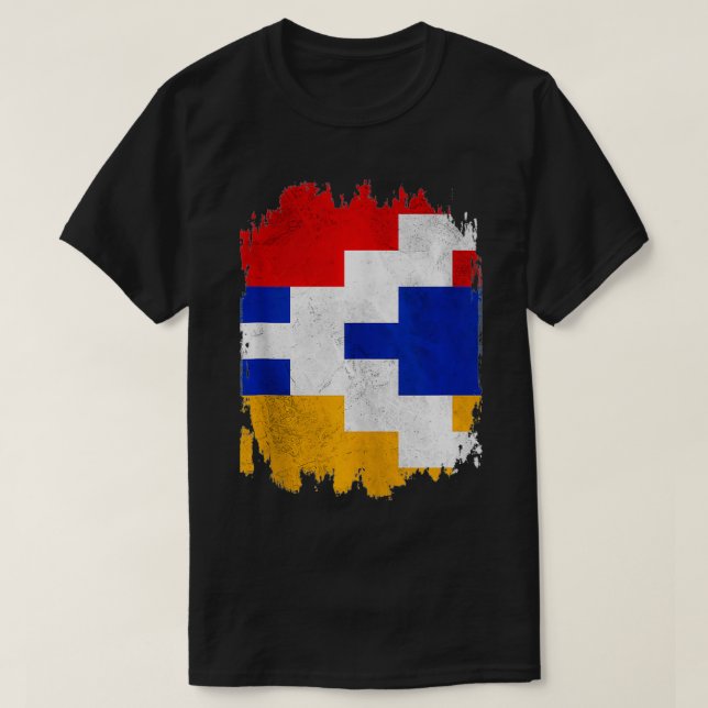 Artsakh Strong Verteidiger Artsakh Armenia Flag Pr T-Shirt (Design vorne)