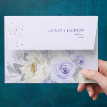 ArtsApp Elegante Wasserfarbe Staubige Lila Rosen
