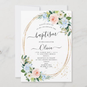 ArtsApp H2 Blush Pink Blue Rose Taufe Einladung