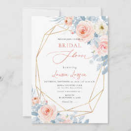 ArtsApp H2 Blush Pink Roses Brautparty Einladung