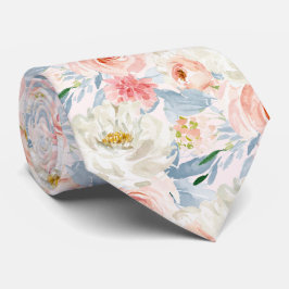 ArtsApp H2 Blush Pink Roses Wedding Krawatte