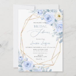 ArtsApp H2 Dusty Blue Rose Brautparty Einladung
