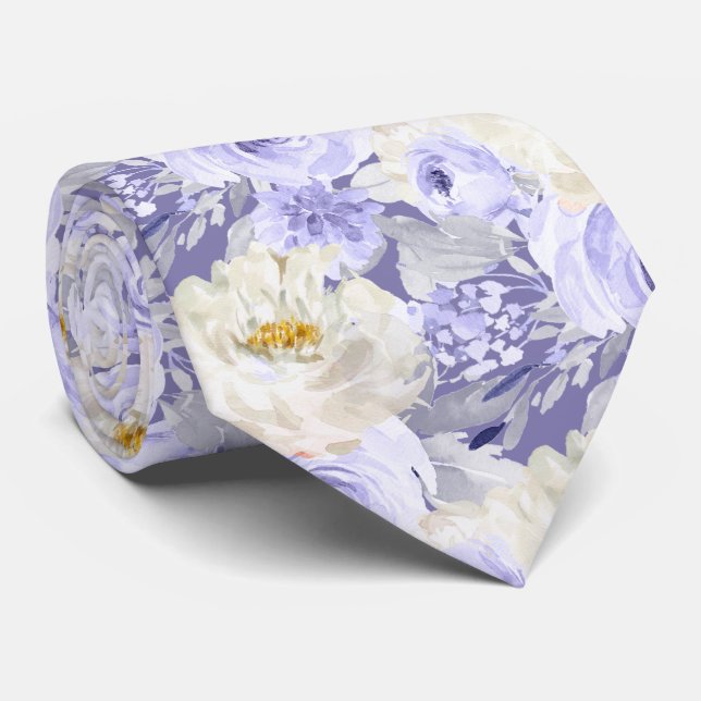 ArtsApp H2 Dusty Lila Rose Hochzeit Krawatte (Gerollt)
