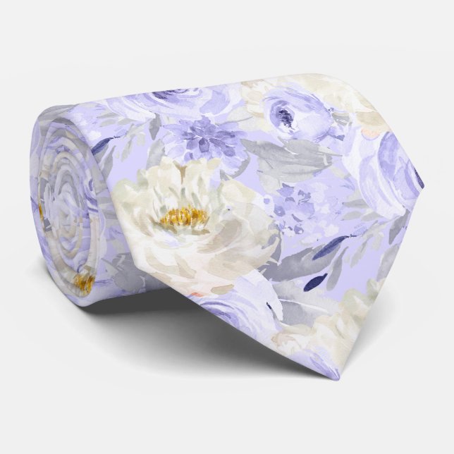 ArtsApp H2 Dusty Lila Rose Hochzeit Krawatte (Gerollt)