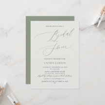 ArtsApp Olive+Sage Calligraphy Brautparty