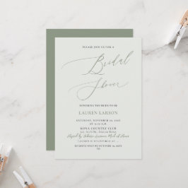 ArtsApp Olive+Sage Calligraphy Brautparty Einladung