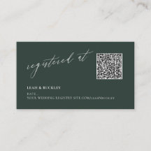 ArtsApp QR Code DIY Color Forest Green Registry